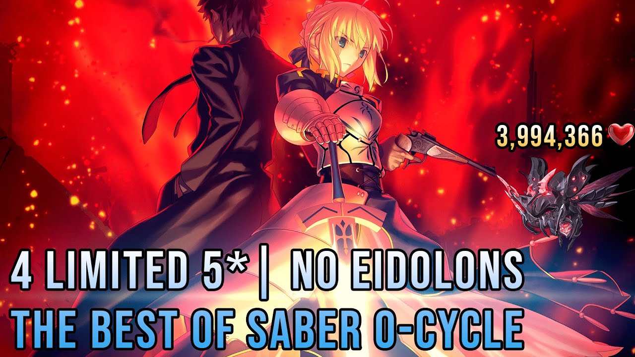 E0 Saber Deletes 100% HP True Sting In ONE Move | No Limited Eidolons | 0-Cycle 4M HP True Sting