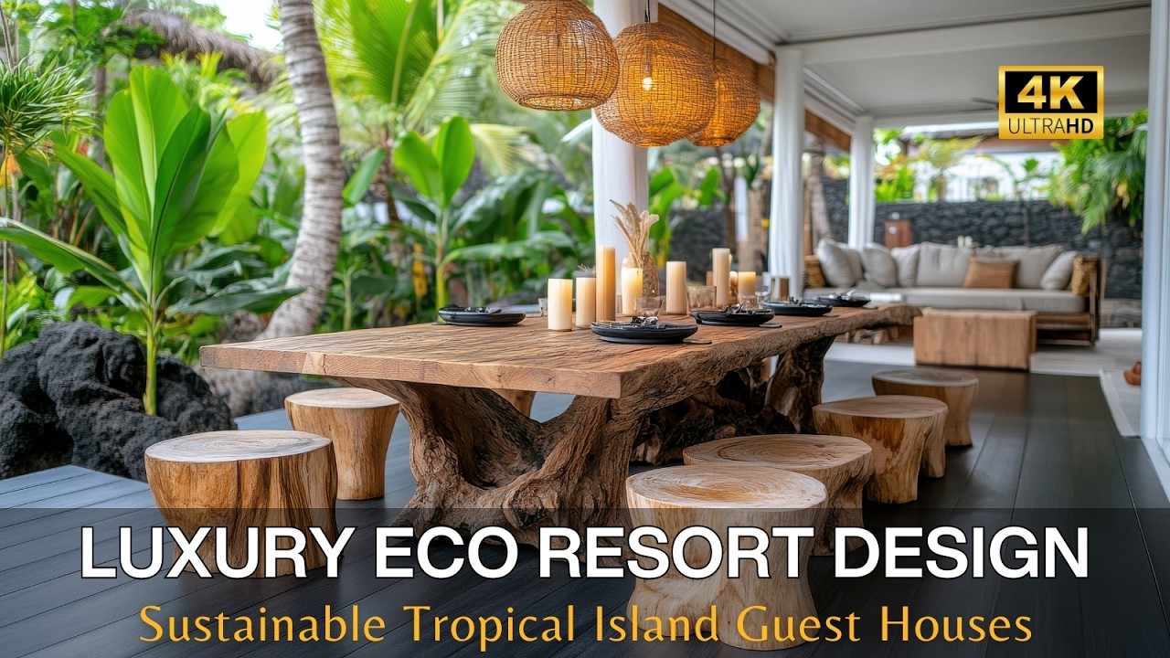 Luxury Eco Resort Design Guide 2025: Sustainable Island Guest Houses with Tropical Courtyards
