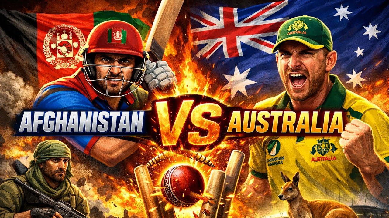 Afganistan VS Australia Cricket match live 🏏🔥