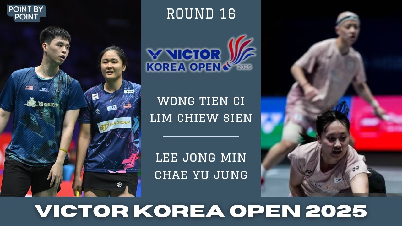 Wong/Lim (MAS) vs Lee/Chae (KOR) | VICTOR KOREA OPEN 2025 | R16