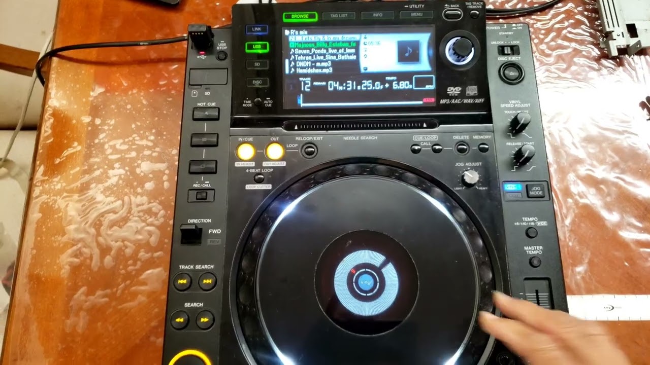 Pioneer  CDJ-2000 NO POWER, ERROR 3908 lots of Flex broken Fix at Hetztronics 