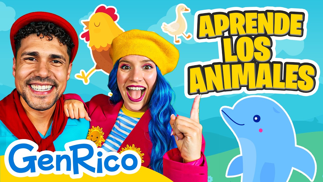 Aprende Los Animales Y Sus Sonidos | Aprende Español | Spanish Learning for Babies & Toddlers