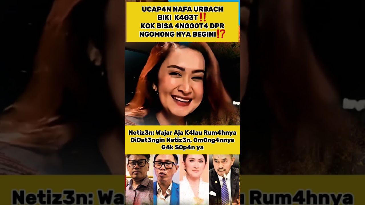 Ucap4n Nafa Urbach Bikin K4g3t Warg4n3t? #nafaurbach #uyakuya #ahmadsahroni