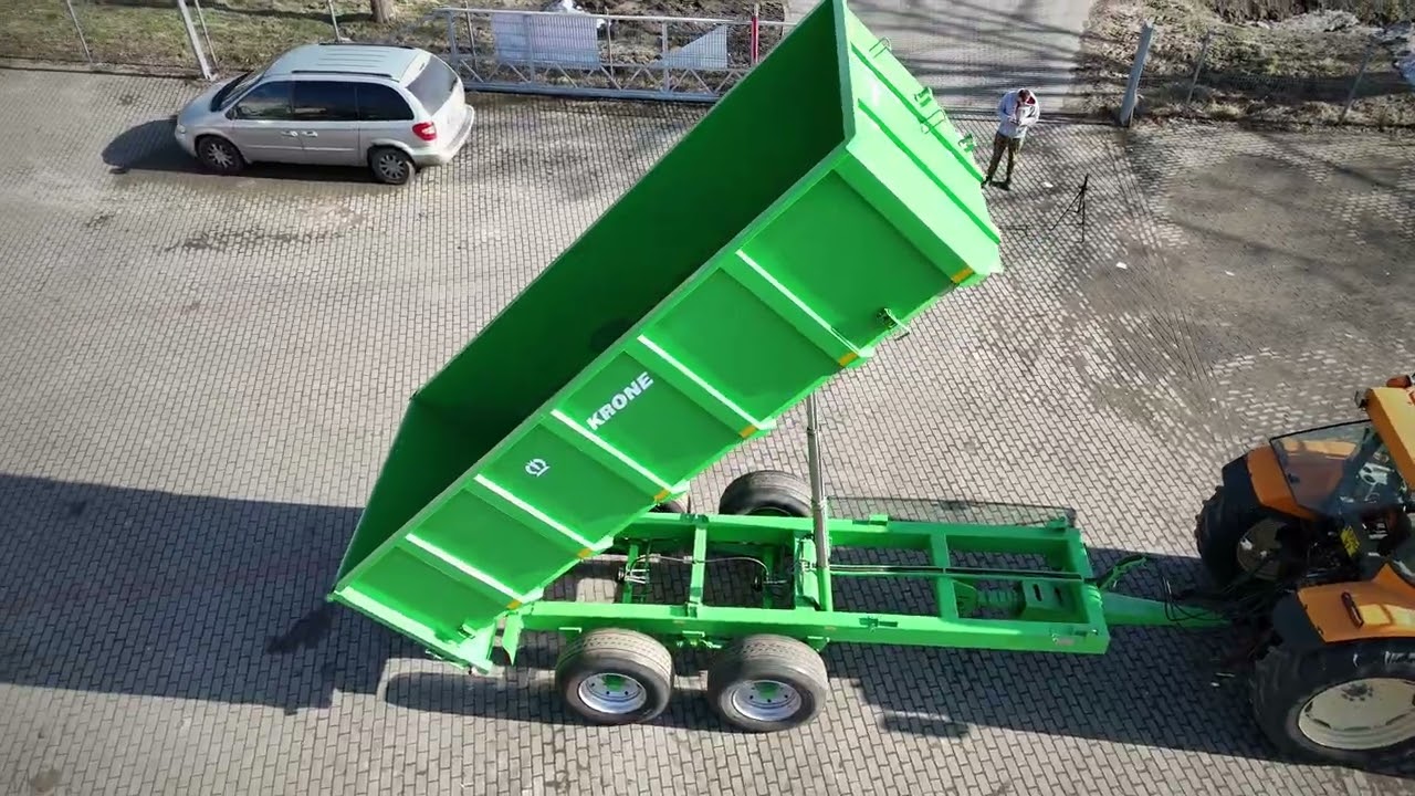 KRONE ZZ TANDEM 18T 2011 — POTĘŻNA PRZYCZEPA WYWROTKA | STAN IDEALNY