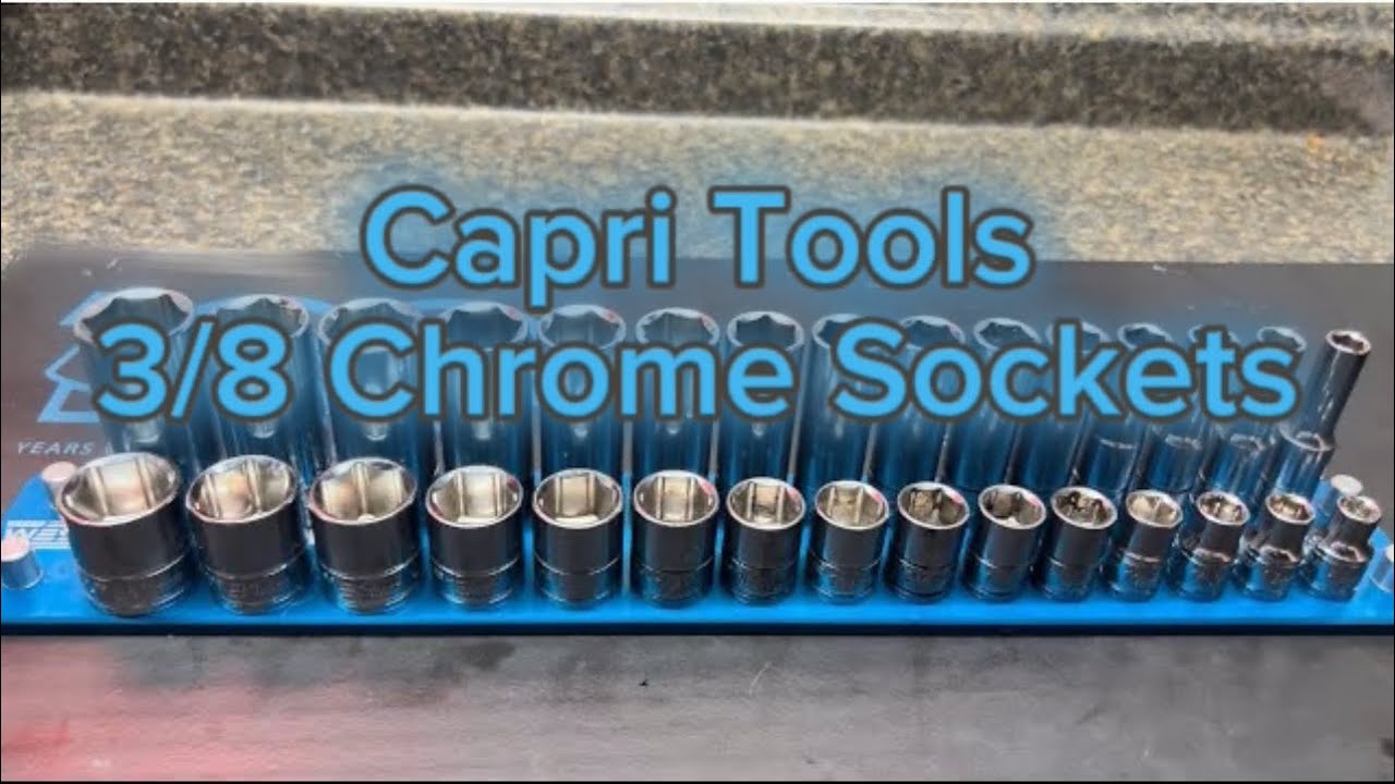Набор метрических хромированных головок Capri Tools — обзор за 3 недели @CapriTools
