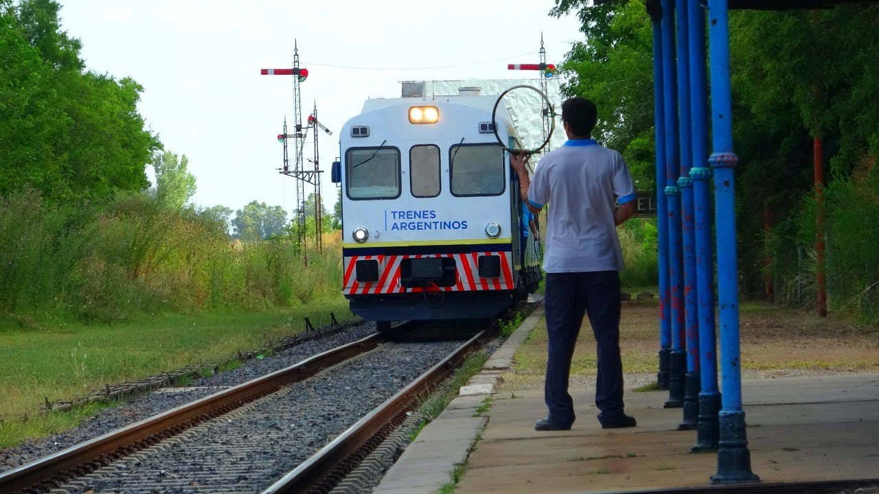 El Regreso del Tren de Prueba a Pinamar CAF 593 - Madariaga Guido Parravicini Lezama Adela y Gándara