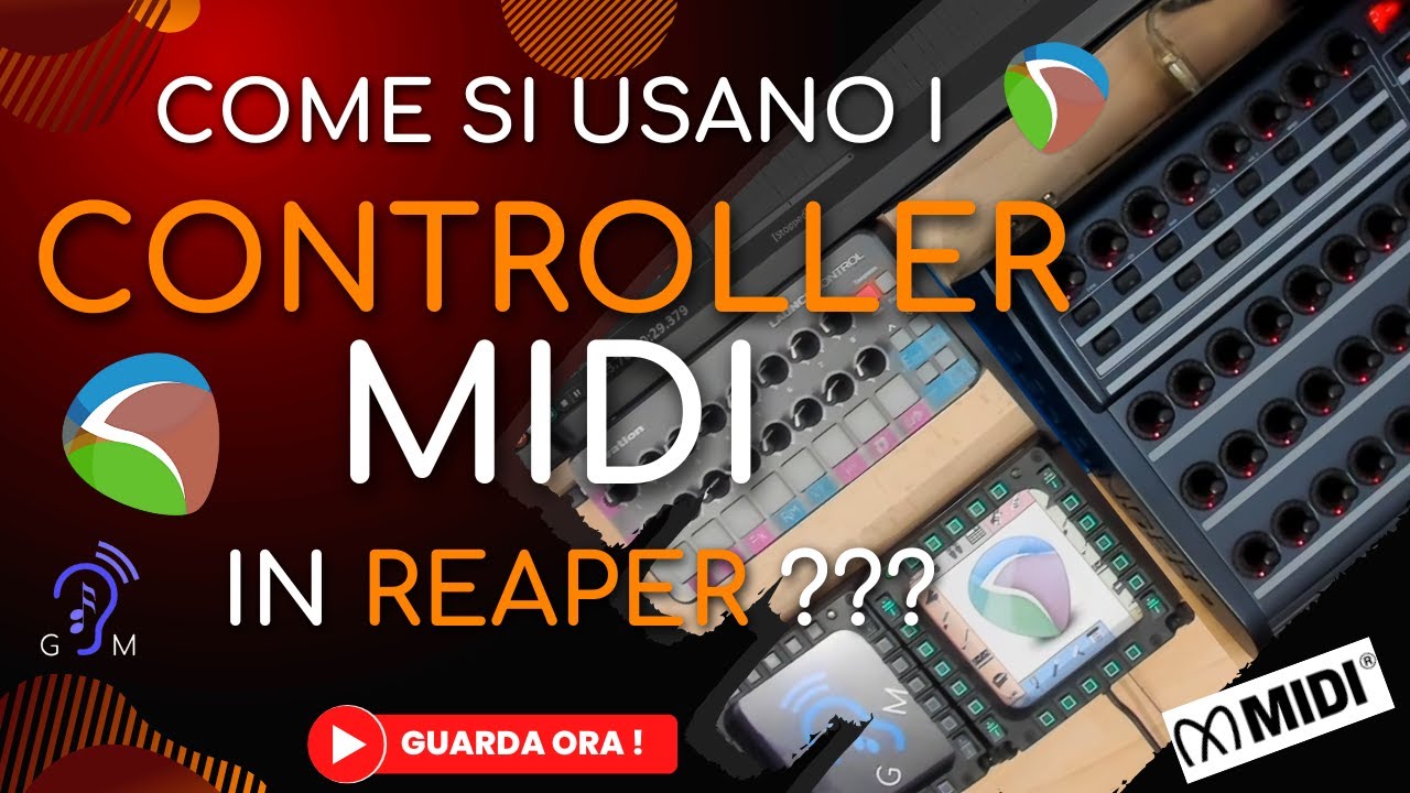 Come si usano i Controller MIDI in Reaper ???
