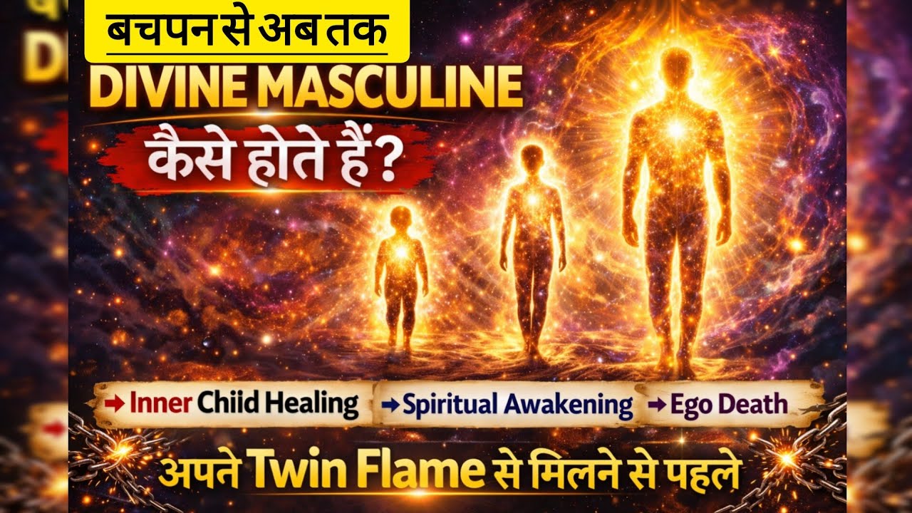 🔥 🔥Divine Masculine बचपन से अब तक कैसे होते है?  #AR_DIVINE_UNION #twinflamesunion