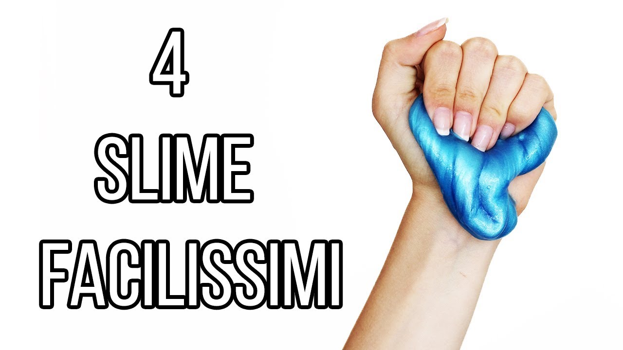 4 SLIME SENZA COLLA FACILISSIMI!!!! ANITA STORIES