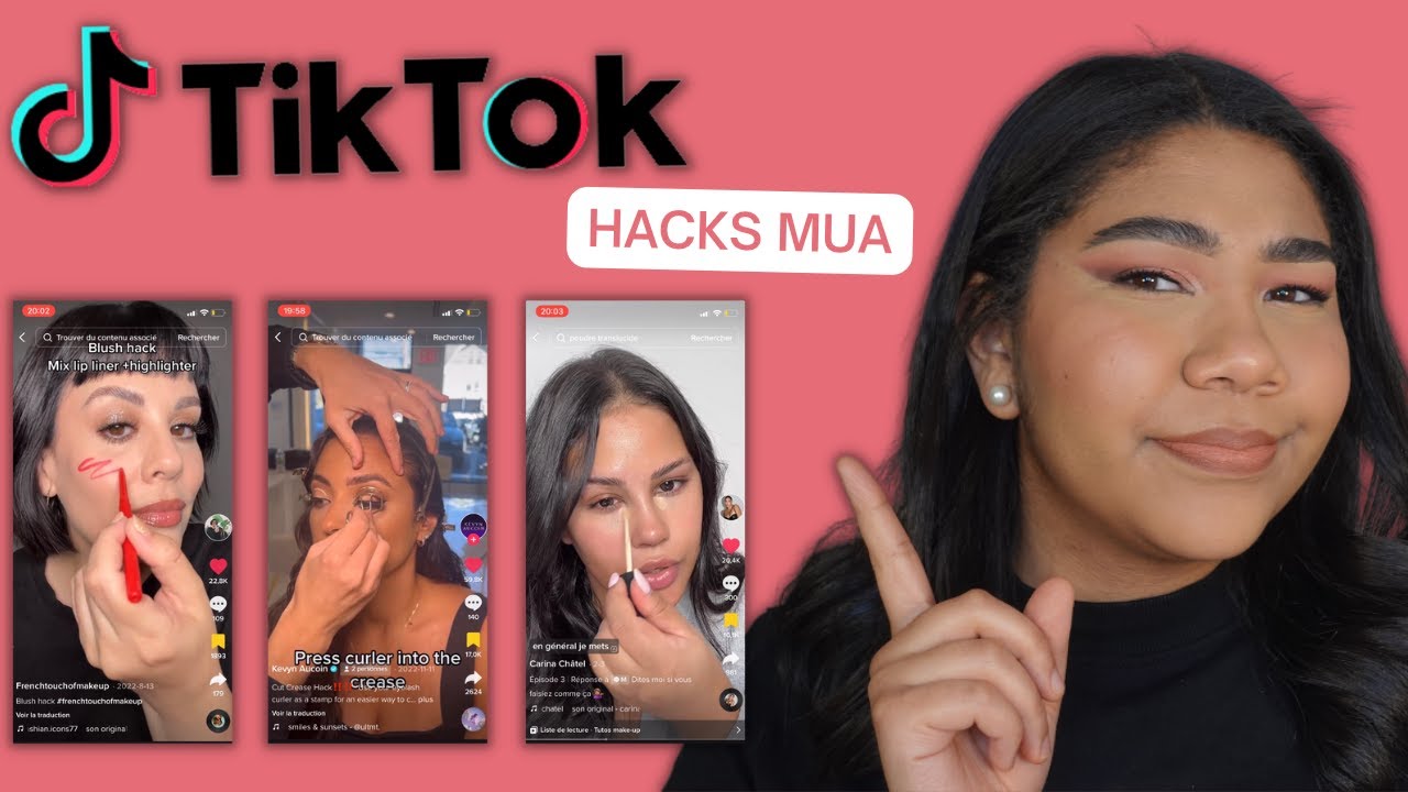 Je teste des astuces Tiktok de Makeup Artist