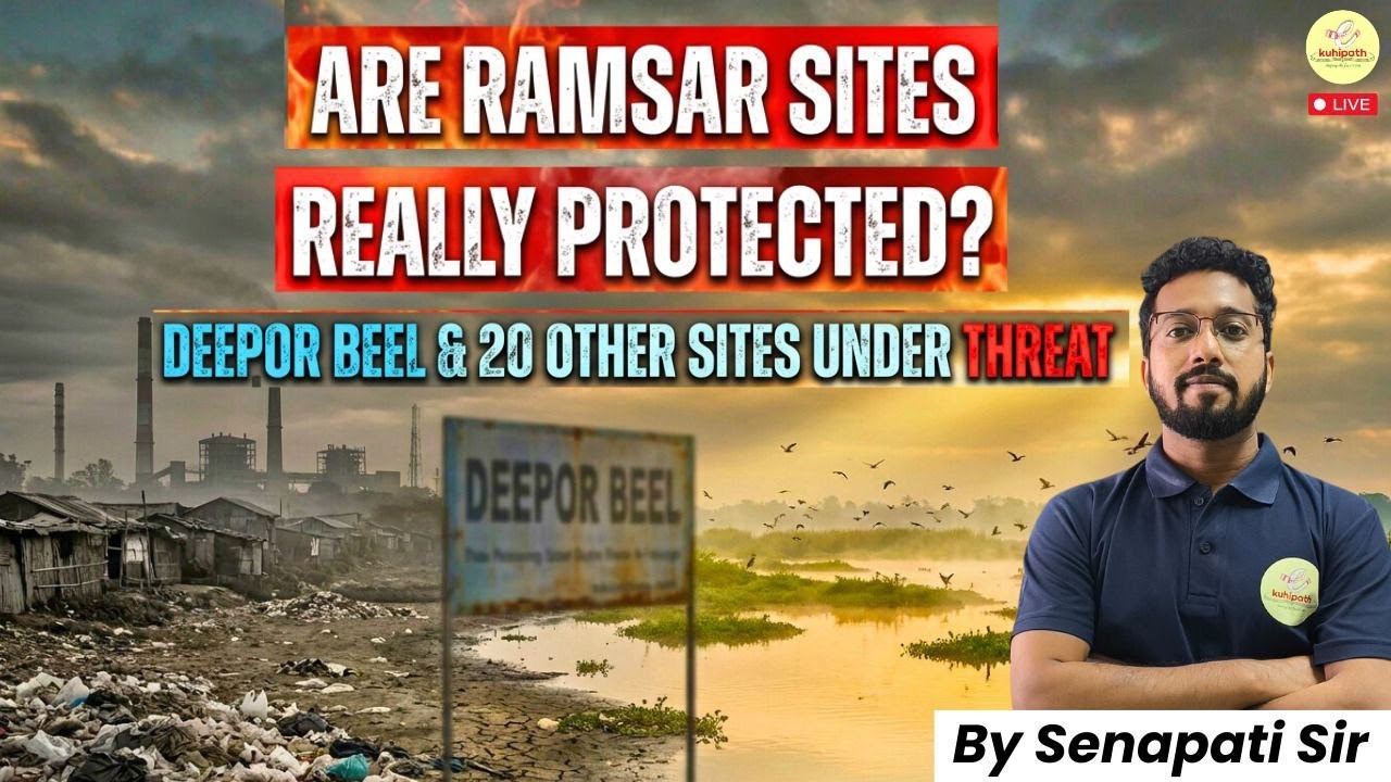 Ramsar Sites in India: Legal Protection or Just a Tag? | Assam Competitive Exams | eKuhipath