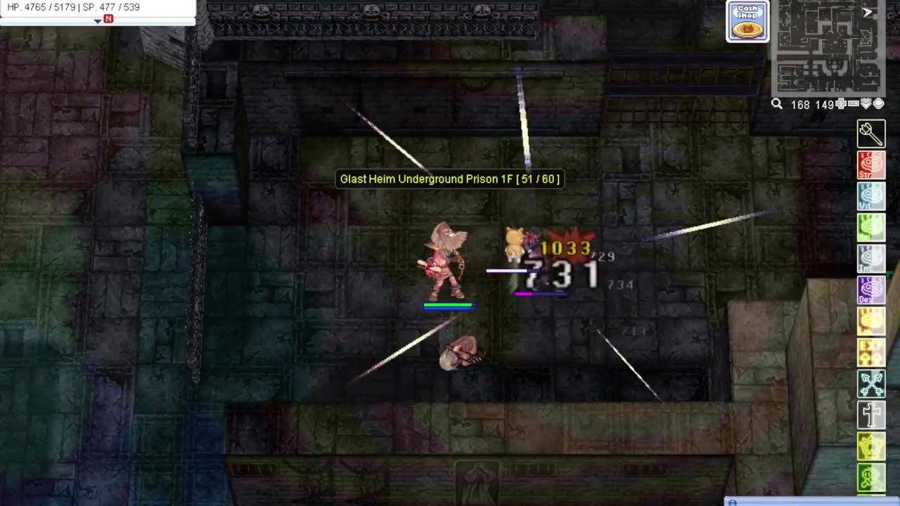 Ragnarok GGH - Blitzer Hunter in Glast Heim Underprison 1F