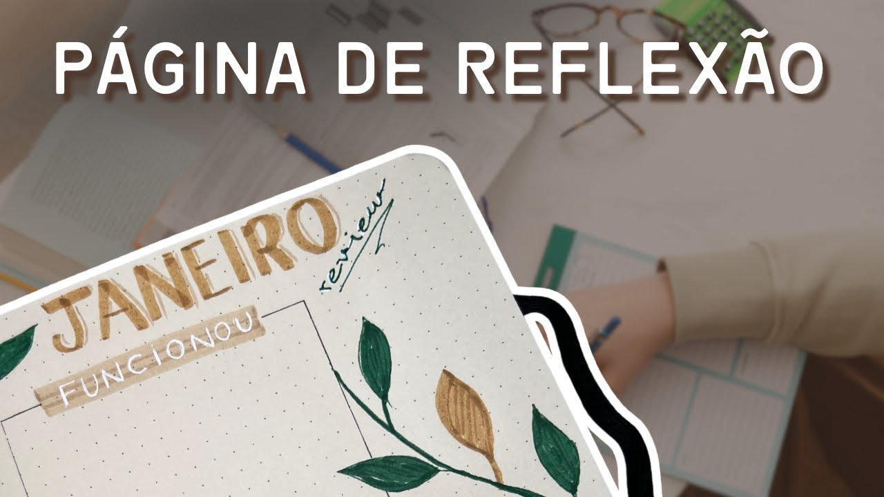 Planeje comigo: Layout de Review Mensal para 2026