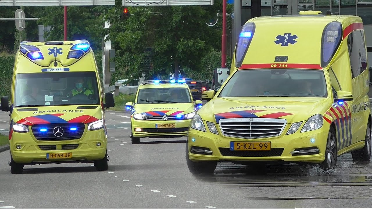 [Mercedes E-klasse] Hulpdiensten met spoed onderweg bij ziekenhuis Nieuwegein!