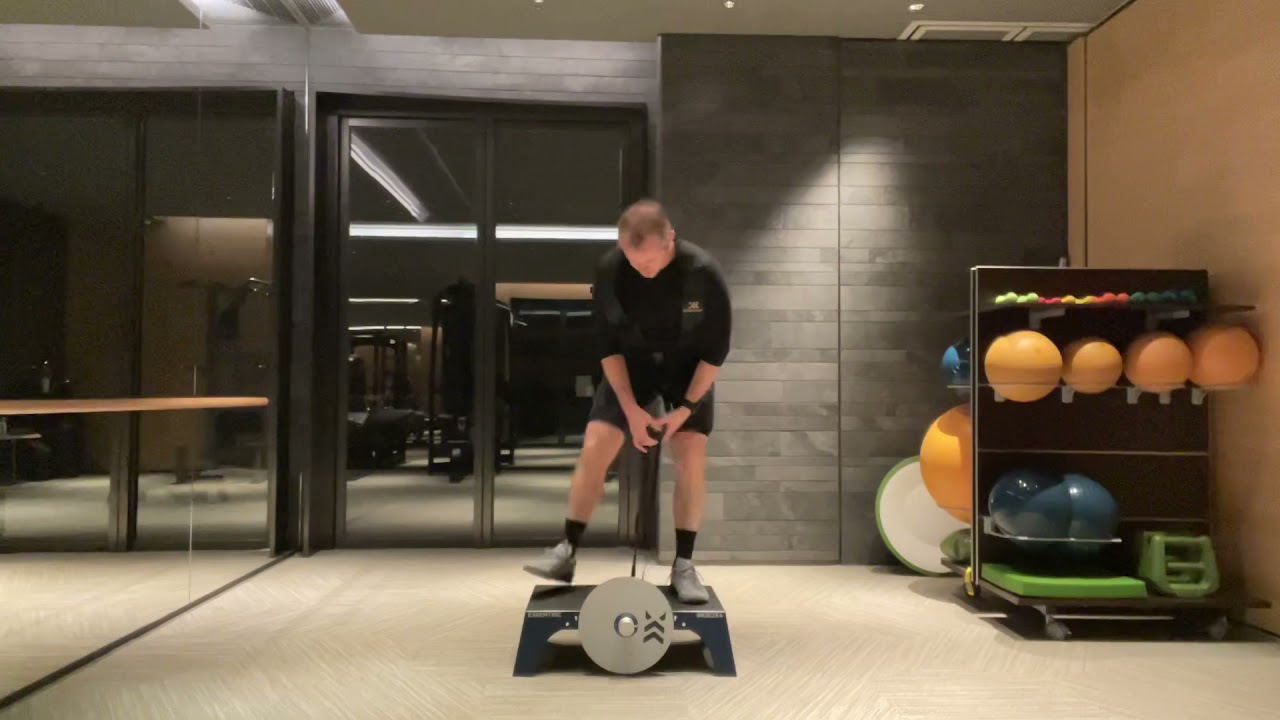 Flywheel squats