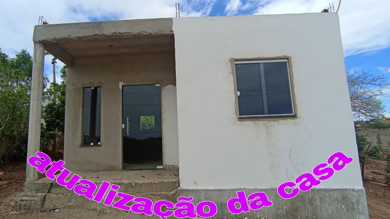 4° diário da construção casa própria no interior/ atualização da obra + portas e janelas...🏠🏘️🏡