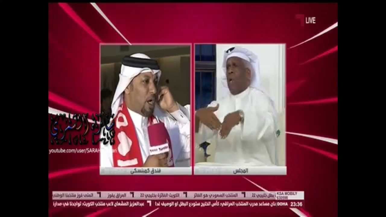 مشادة قويه بين حمود سلطان وحارس مرمى االبحرين السابق حمد الرويعي # خليجي 22
