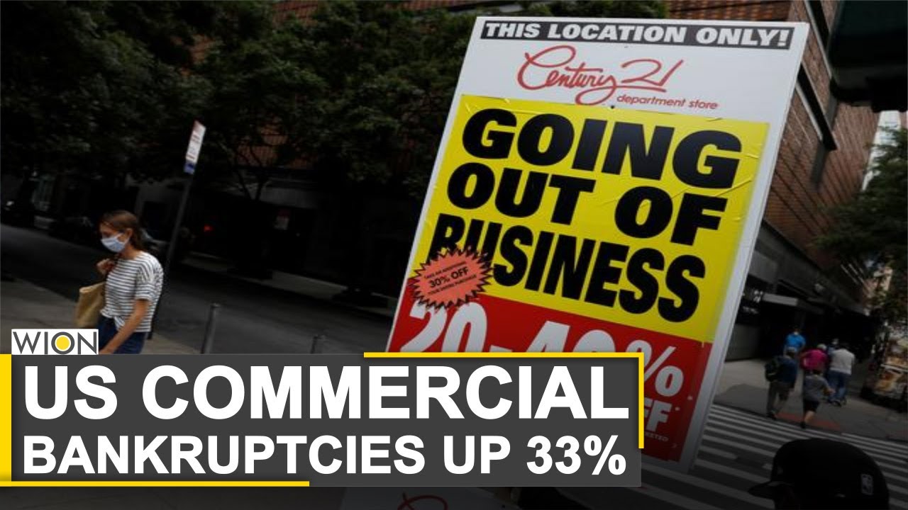 US: Recession hits small businesses, commercial bankruptcies up 33% | Business News