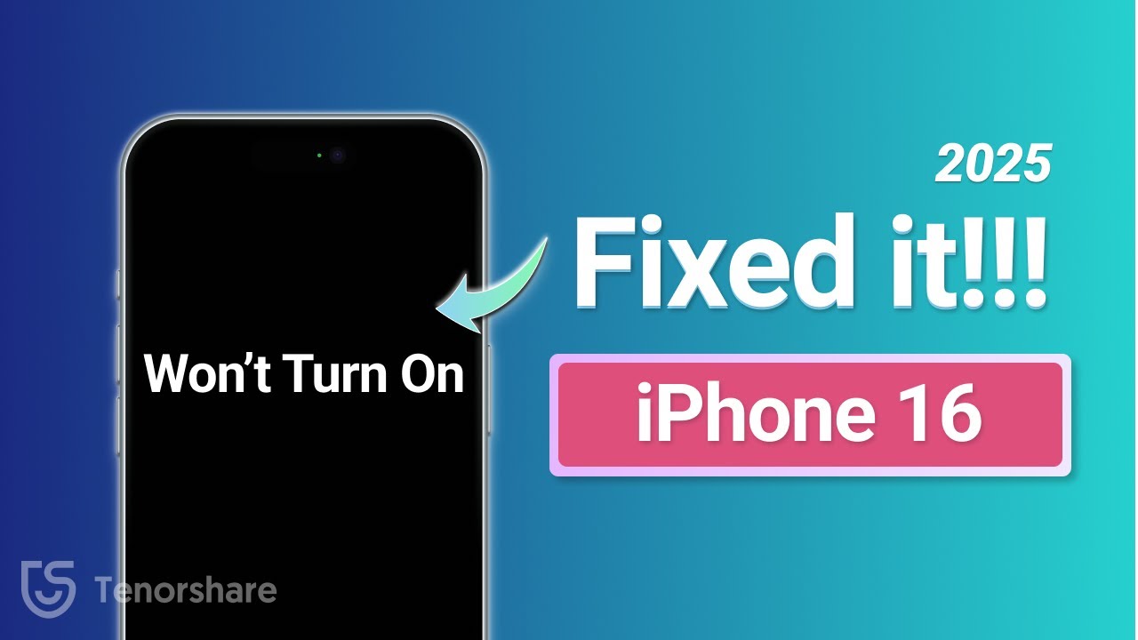 [ Free ] How to Fix iPhone 16 Won&rsquo;t Turn On 2025