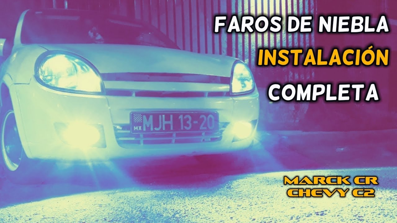 Faros De Niebla Chevy C2 Instalacion Completa Marck Cr