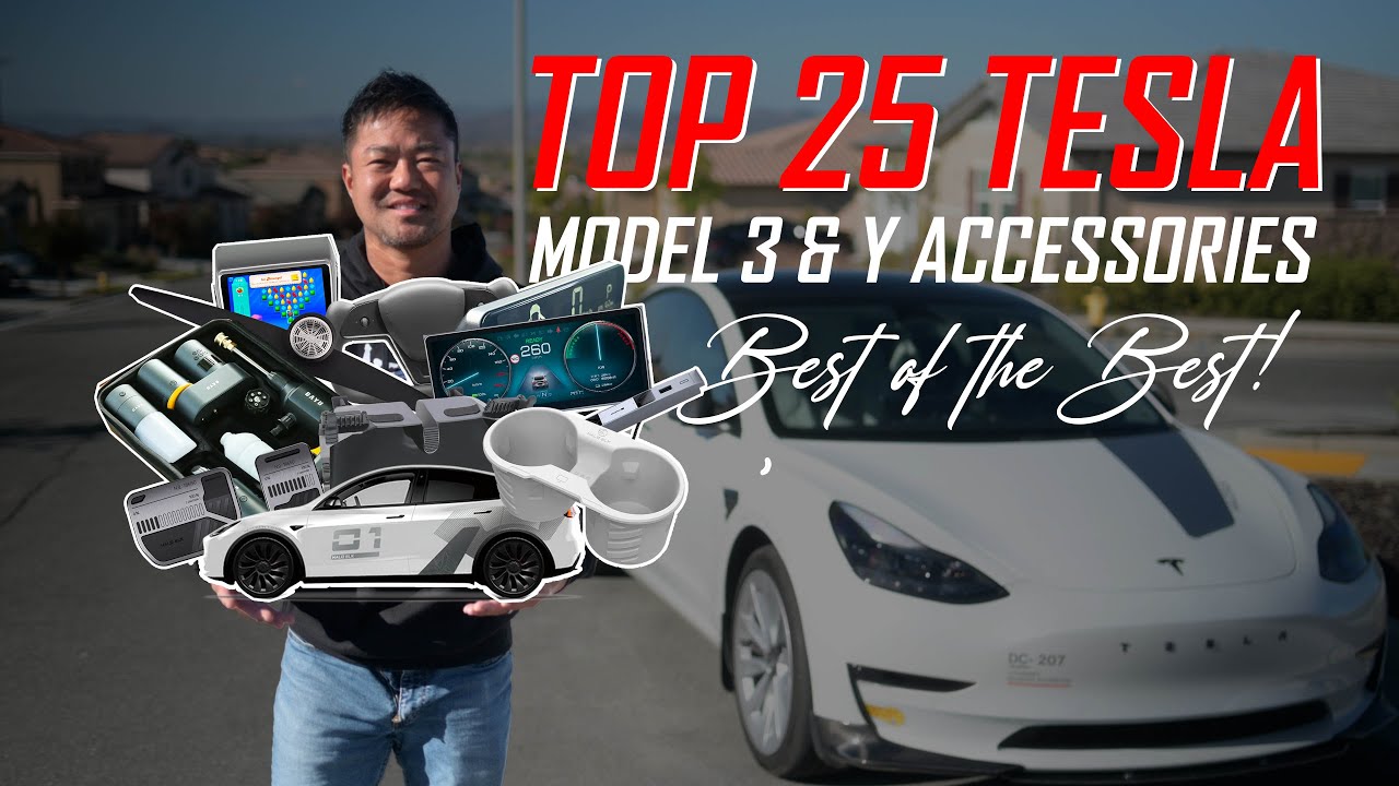 25 лучших аксессуаров и модов для Tesla Model 3 и Y!
