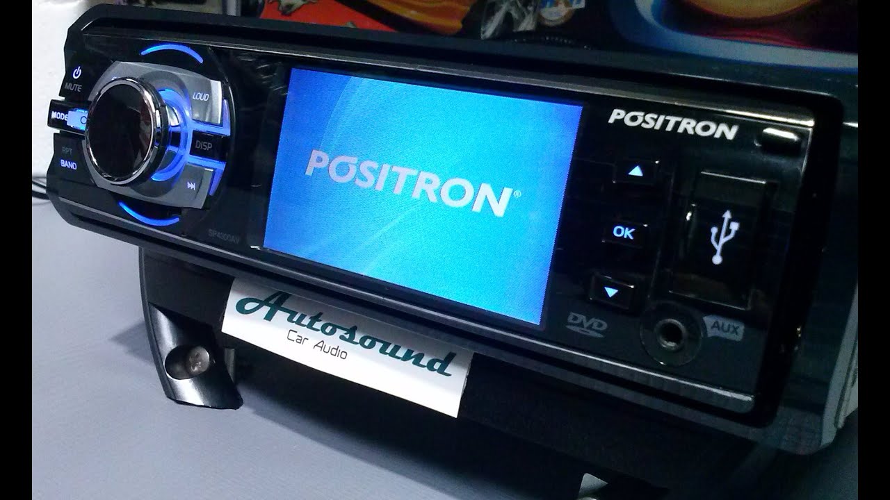 Positron Sp4300av Dvd Usb Cd Mp3 Radio entrada Aux Câmera de ré Lcd 3