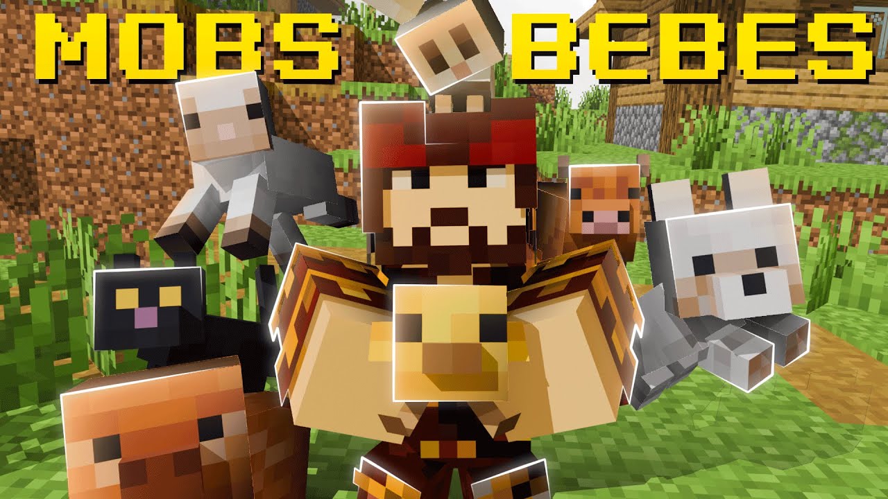 MINECRAFT MUDOU OS MOBS BEBÊS NA VERSÃO 26.1 SNAPSHOT