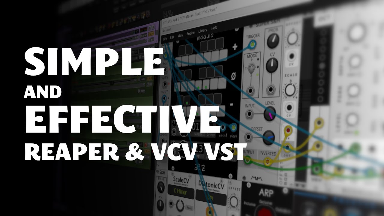 How to use VCV 2 VST with Reaper