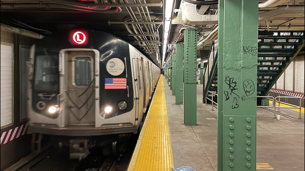 (L) Train Action w/ Battery Run At Bedford Avenue
