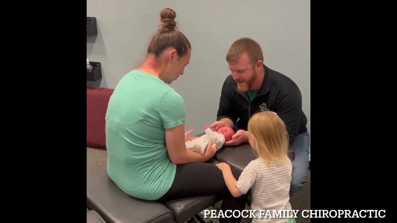 Baby Girl MaxLiving Chiropractic Adjustment - Dr Kyle Peacock
