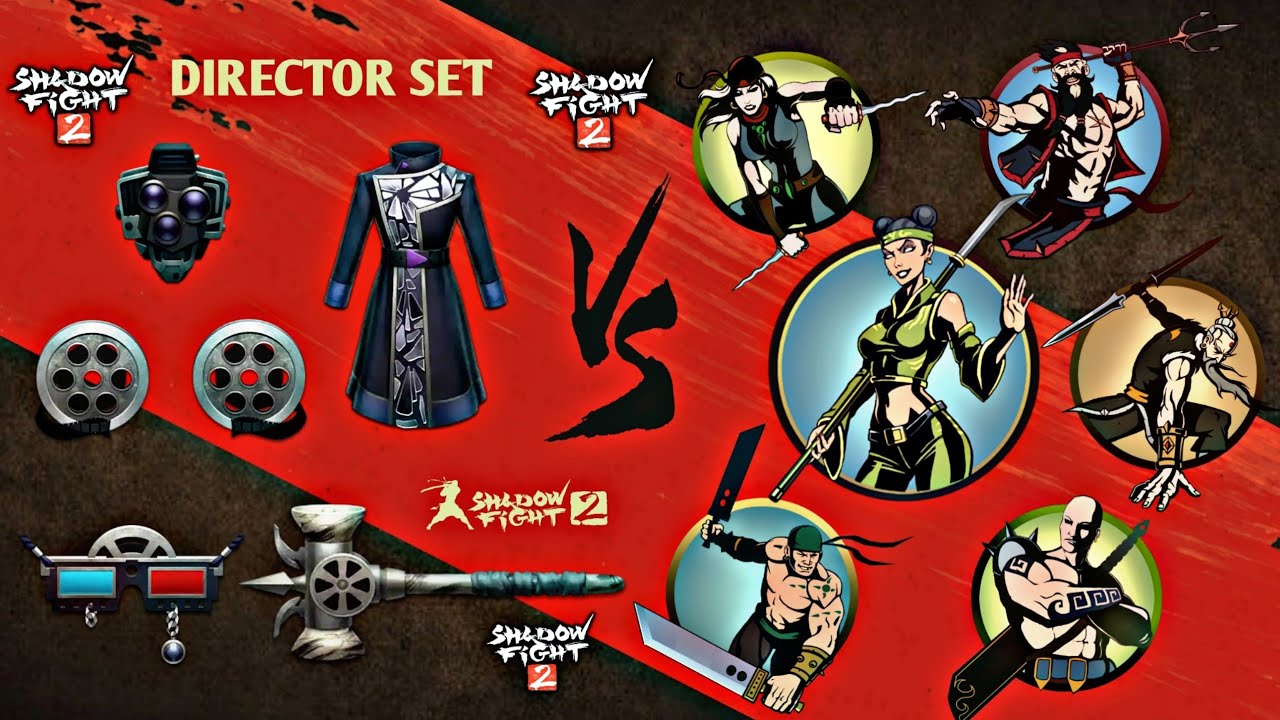 Shadow Fight 2 | Director Set vs Wasp and Bodyguards