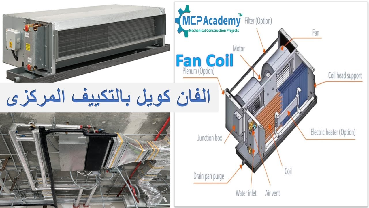 الفان كويل بالتكييف المركزى HVAC Fan Coil