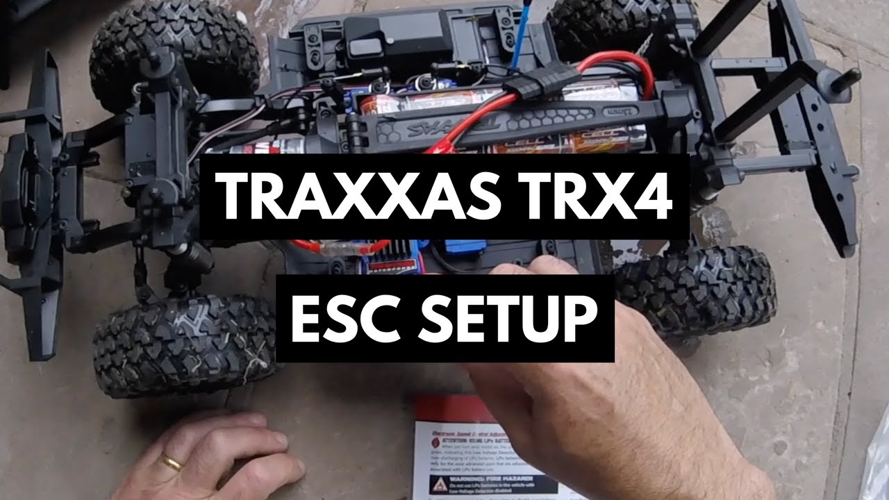 Как изменить настройки регулятора скорости Traxxas TRX4 — пошаговое руководство