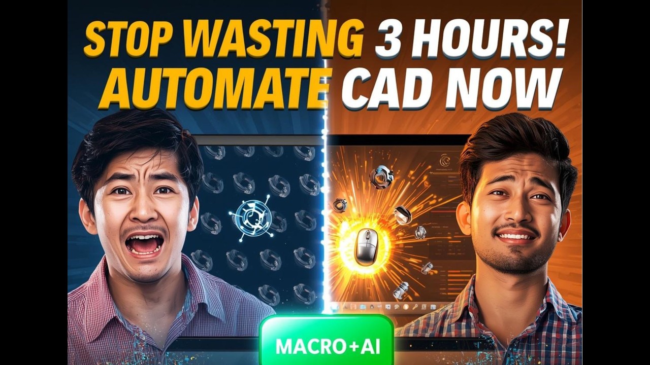 Automate CAD with Macros + AI Before Your Job Automates You!
