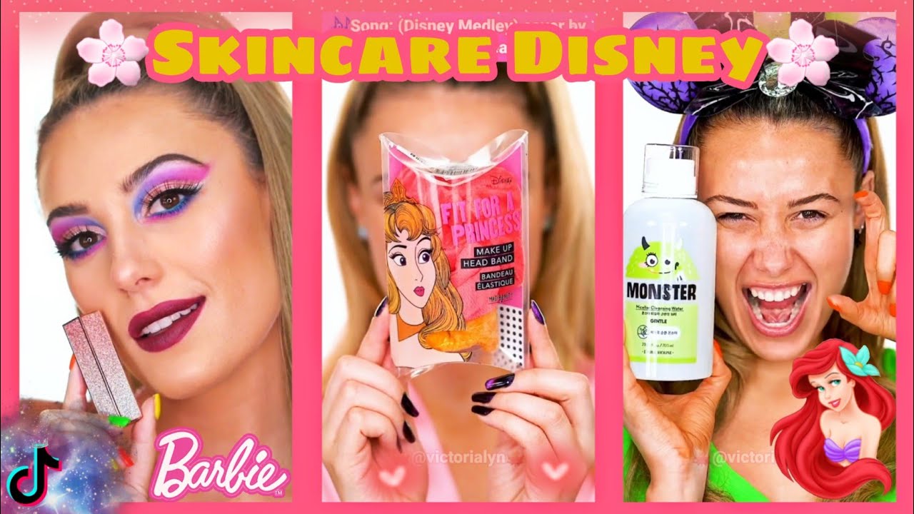 Disney Princess Skincare👑(⋆‿⋆)♨#1🌸 ☆Best TikToks☆ ~ @victorialyn❣🥰🦋