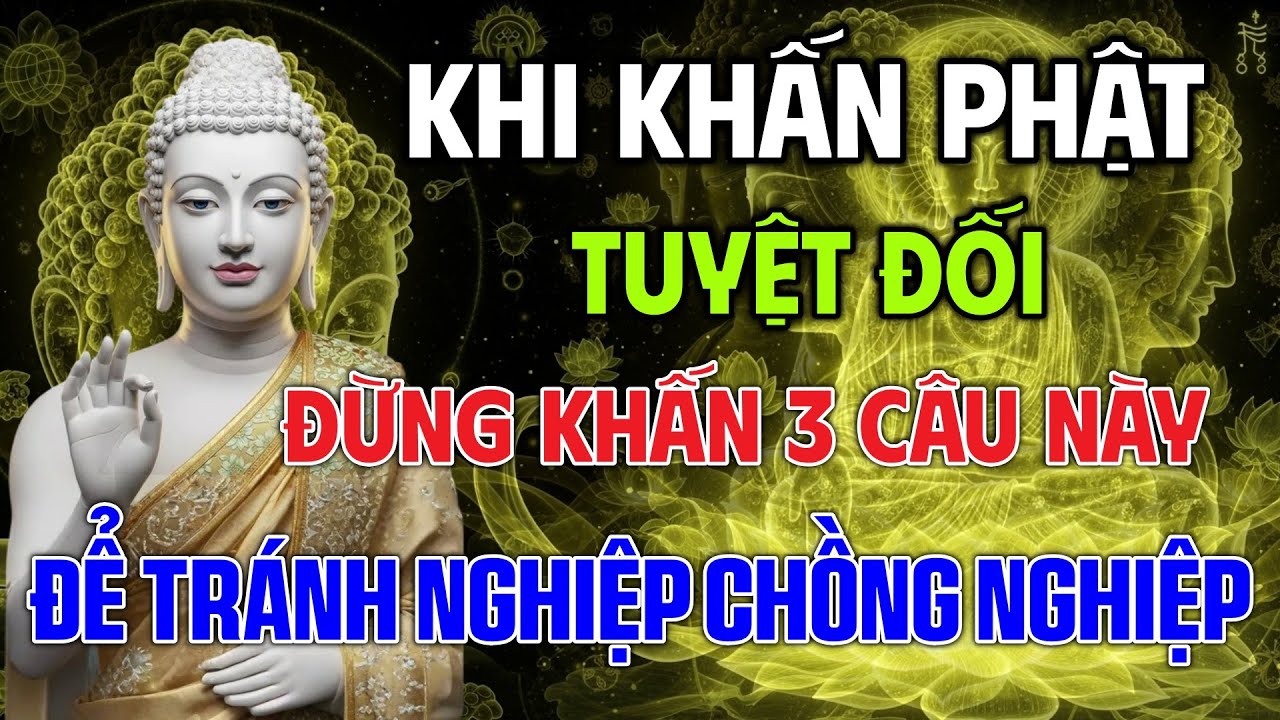 KHI KHẤN PHẬT TUYỆT ĐỐI ĐỪNG NÓI 3 CÂU NÀY – Lời Phật Dạy Để Tránh Nghiệp Chồng Nghiệp