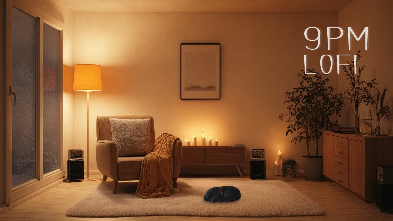 9PM Night Lofi | Time to Unwind | Quiet Evenings | Gentle Acoustic Guitar