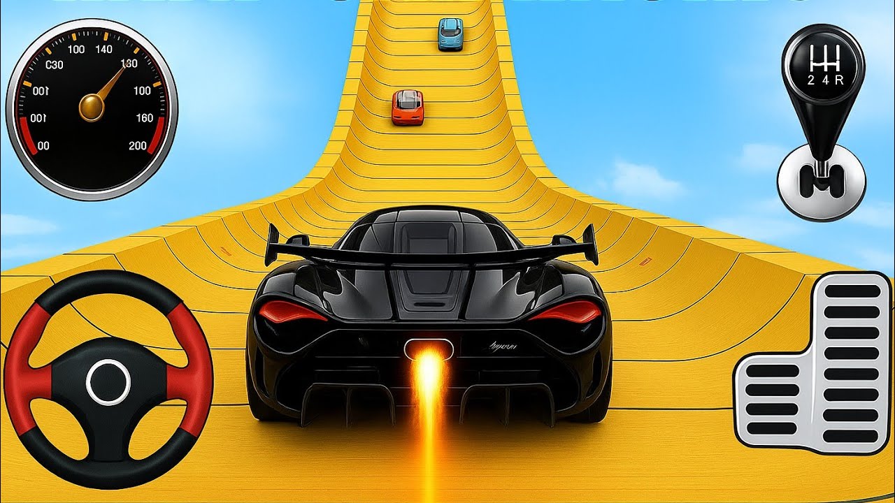 Impossible GT Car Stunt Racing - GT Car Stunt Master 3D - Android GamePlay #53