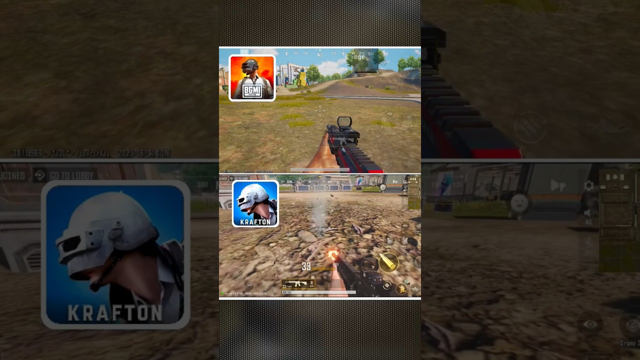BGMI & PUBG MOBILE Vs NEW STATE Comparison #shorts
