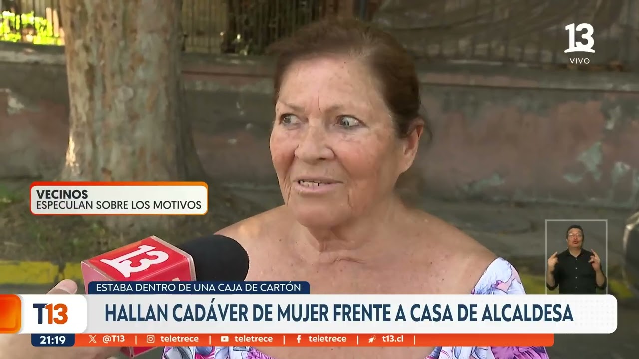 Quinta Normal: Camión abandona caja con cadáver de mujer frente a domicilio de la alcaldesa