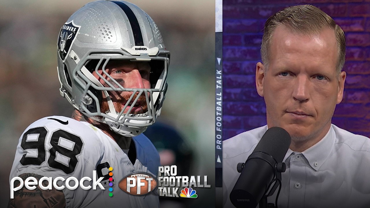 Maxx Crosby commits to Raiders after nixed trade: &lsquo;I&rsquo;m back&rsquo; | Pro Football Talk | NFL on NBC