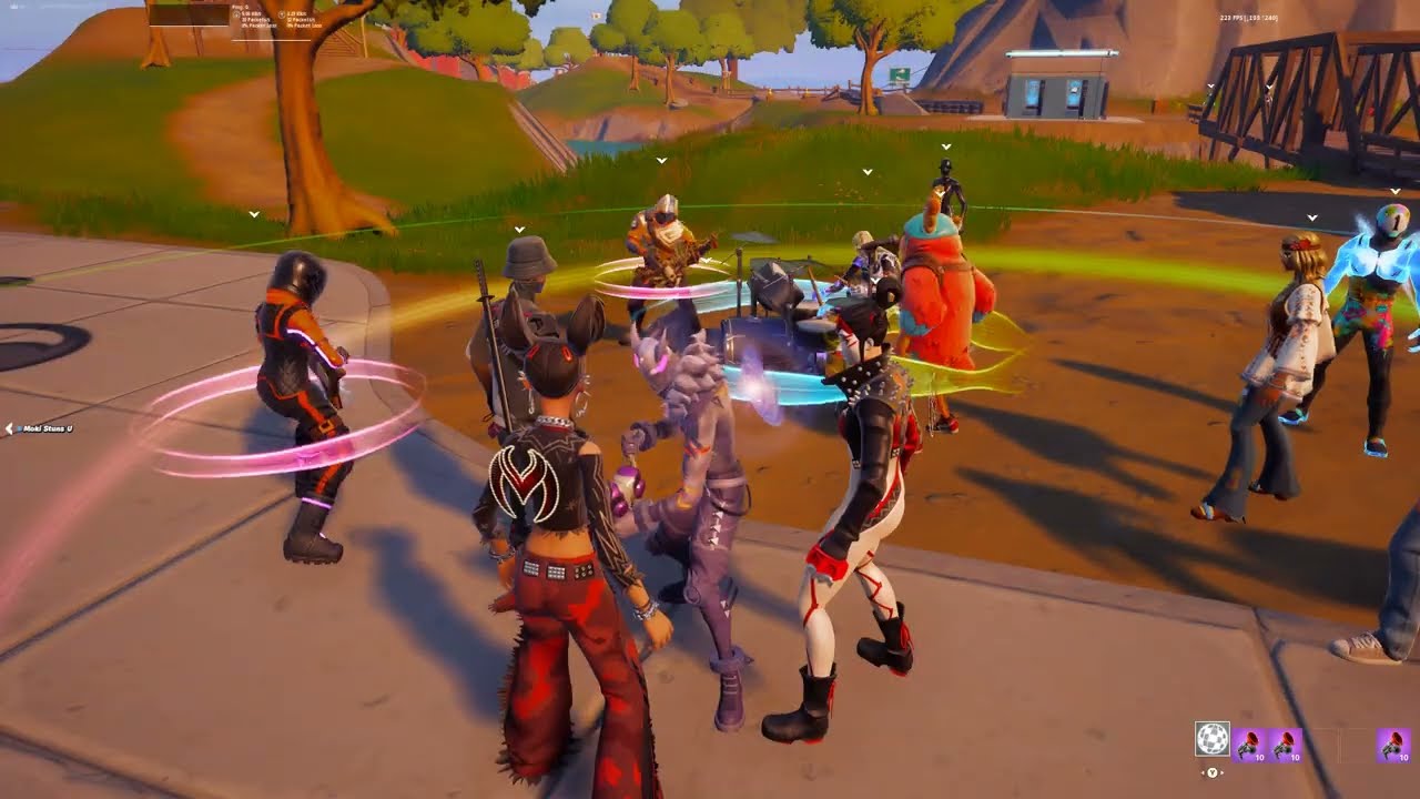 Emote Battling @ASSASIN_K-I-D  in Party Royale.