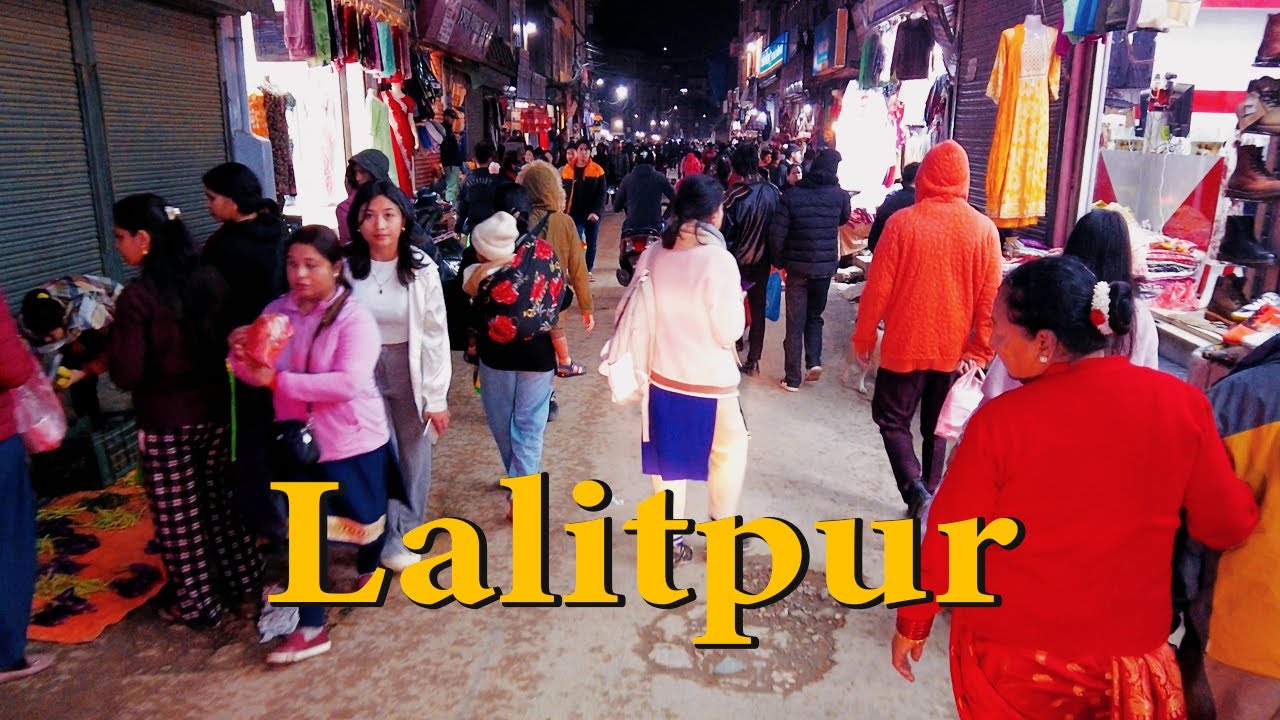 Night Markets in Lalitpur & Rush Hour Traffic Driving in Kathmandu City | Best Time to Travel Nepal