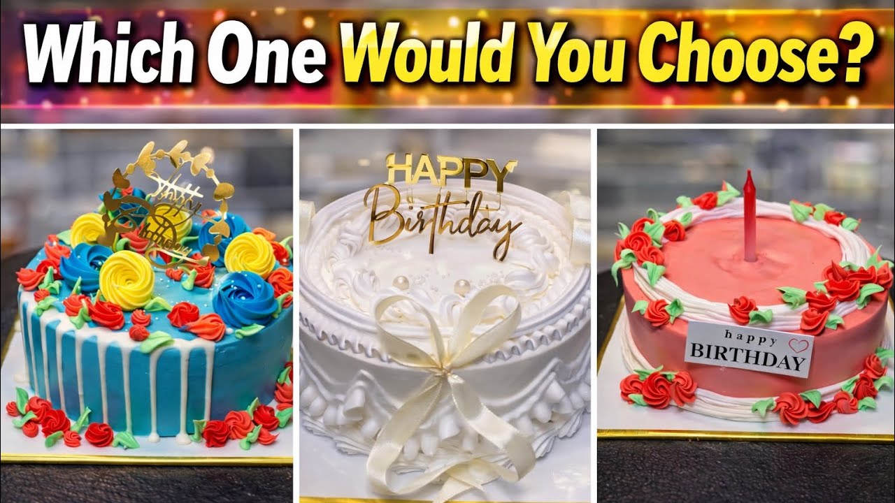 🔥 Which Birthday Cake Would You Choose? 🎂 | A, B or C