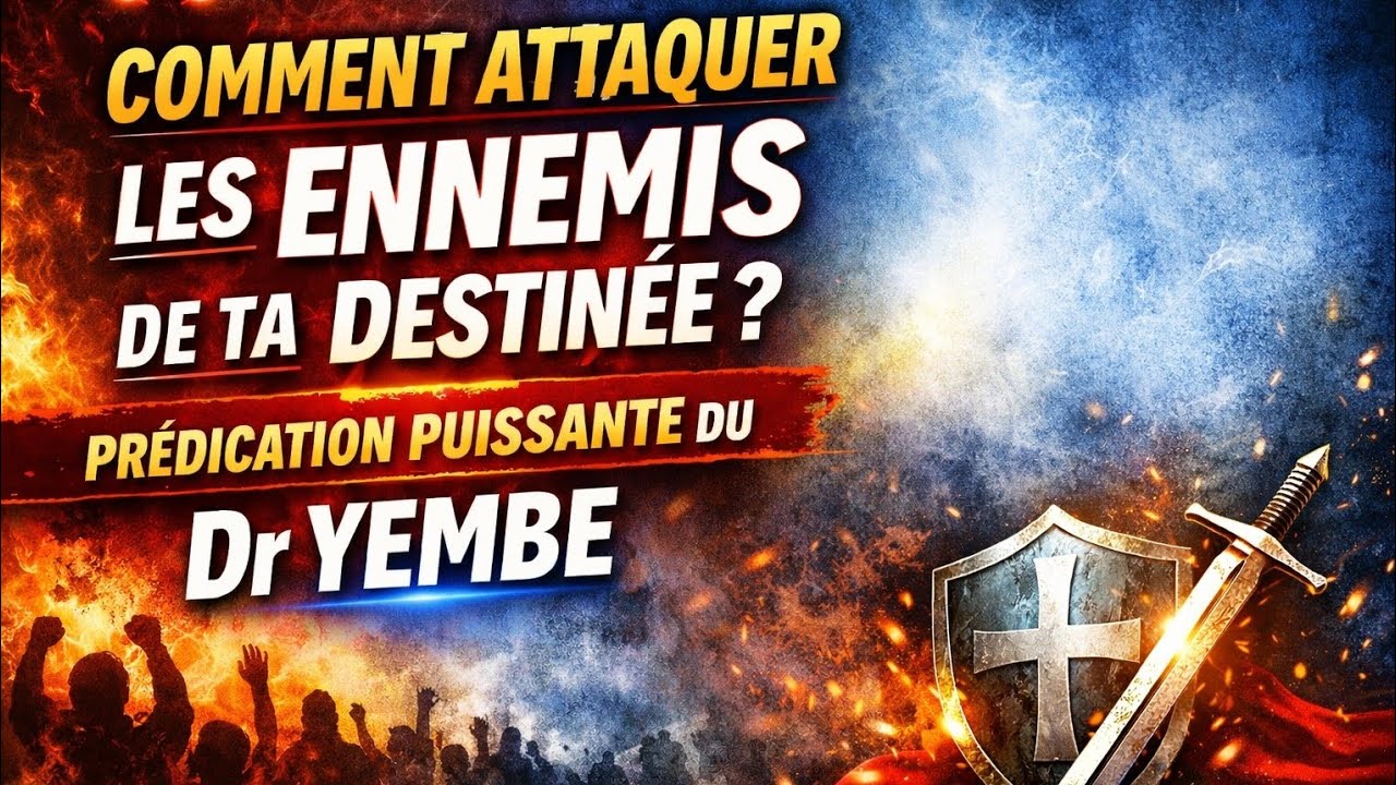 Comment Attaquer les Ennemis de ta Destinée ? | Prédication Puissante du Dr Yembe