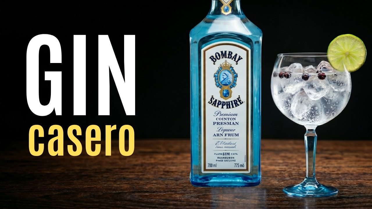 Gin casero SIN ALAMBIQUE (Maceración Indirecta)