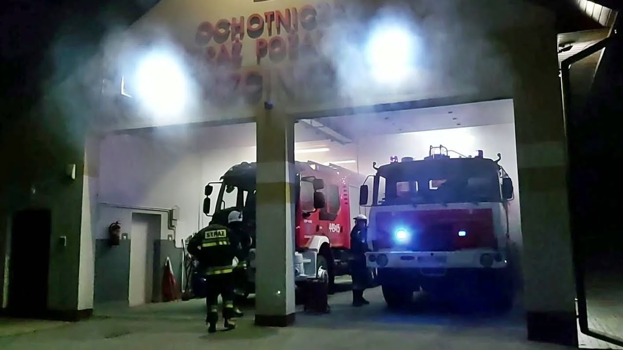 Alarmowanie oraz wyjazd alarmowy OSP KSRG Trzcinica