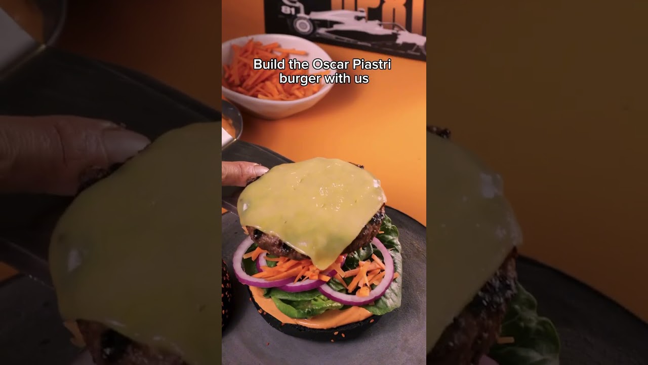 Build The Oscar Piastri x Grill'd Burger