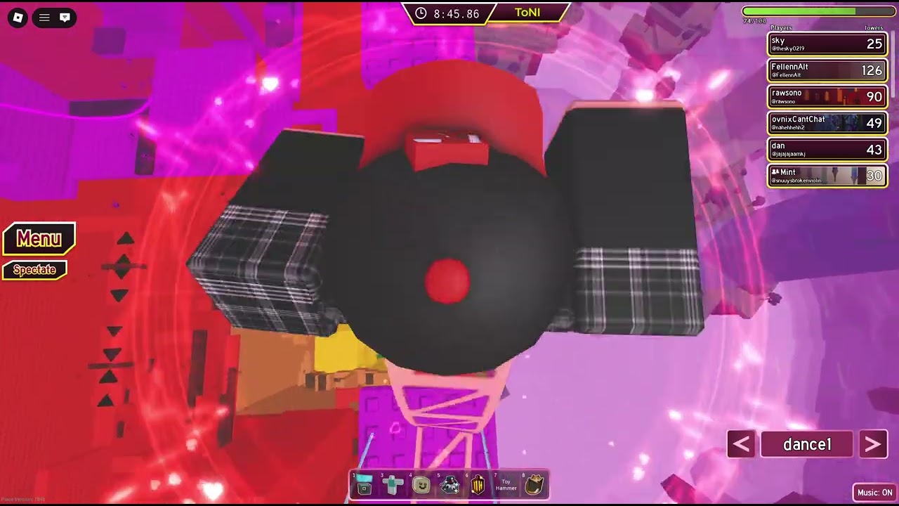 I beat ToNI awesome also my recording ended early | EToH Ring 1