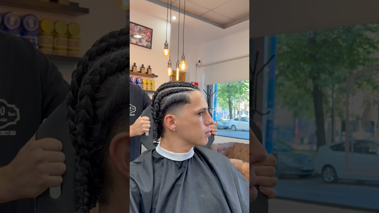 El mejor corte con Trenzas el &ldquo;Taper&rdquo; dime que te parece en comentarios🔥❤️